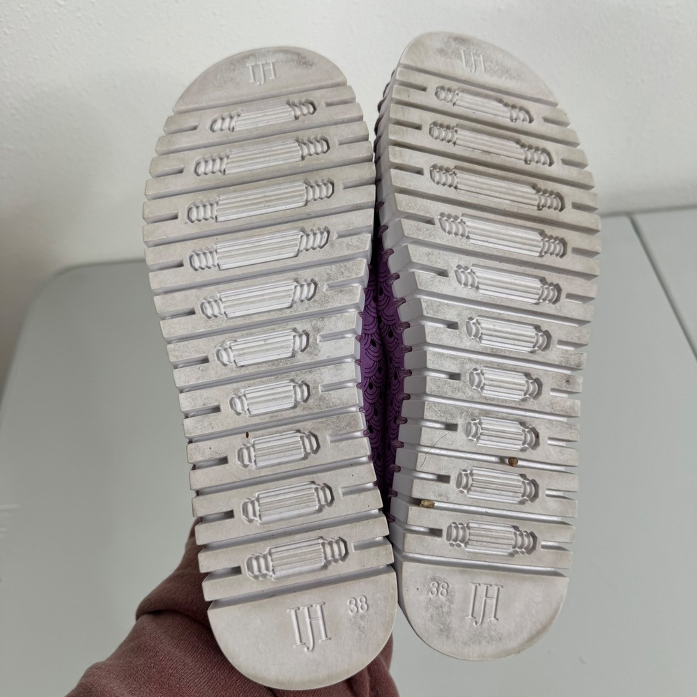 Isle Jacobsen Purple Tulip Shoes Size 38 - Picture 5 of 6